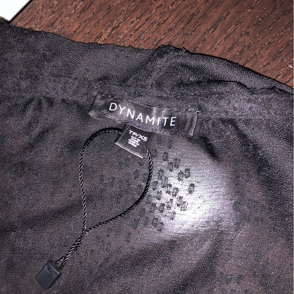 Sheer Ruffled Dynamite Blouse - Picture 2 of 2